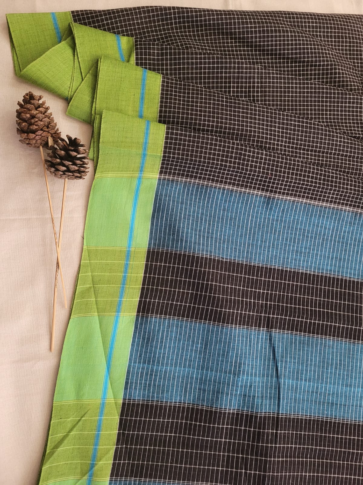Blue Hampa Pattedanchu Saree