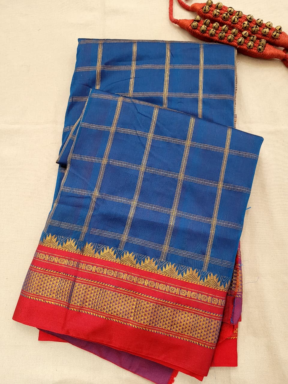 Blue Rani Ilkal Saree