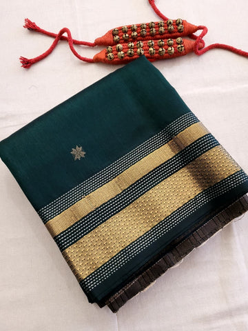 Green Maheshwari Saree