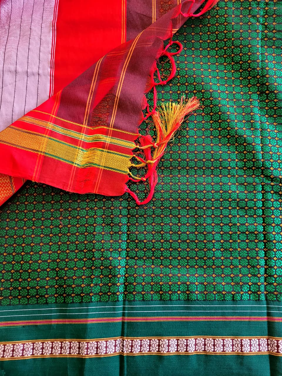 Green3 Celebrity Ilkal Saree