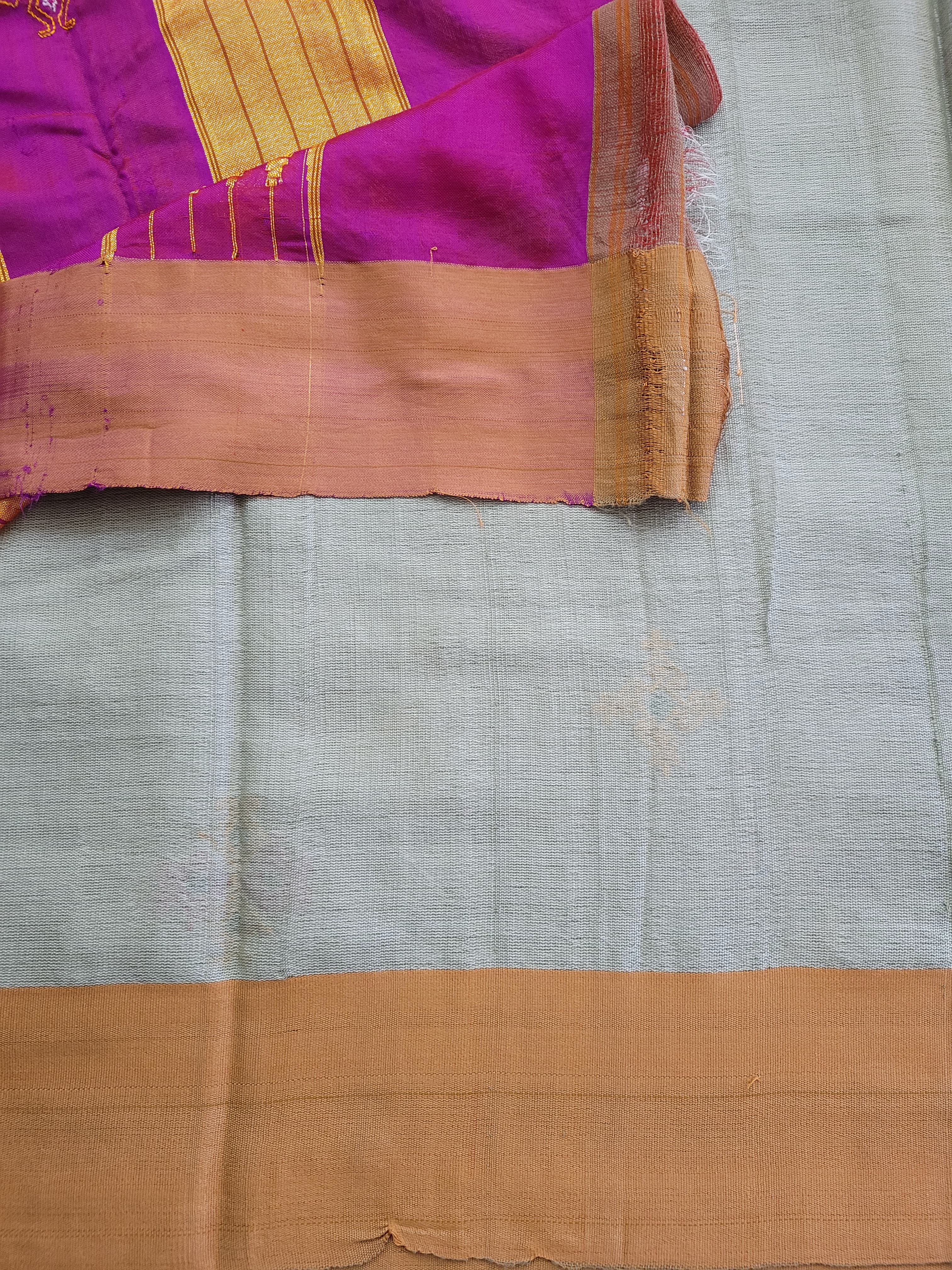 Ilkal Viscose Saree Silk Pallu