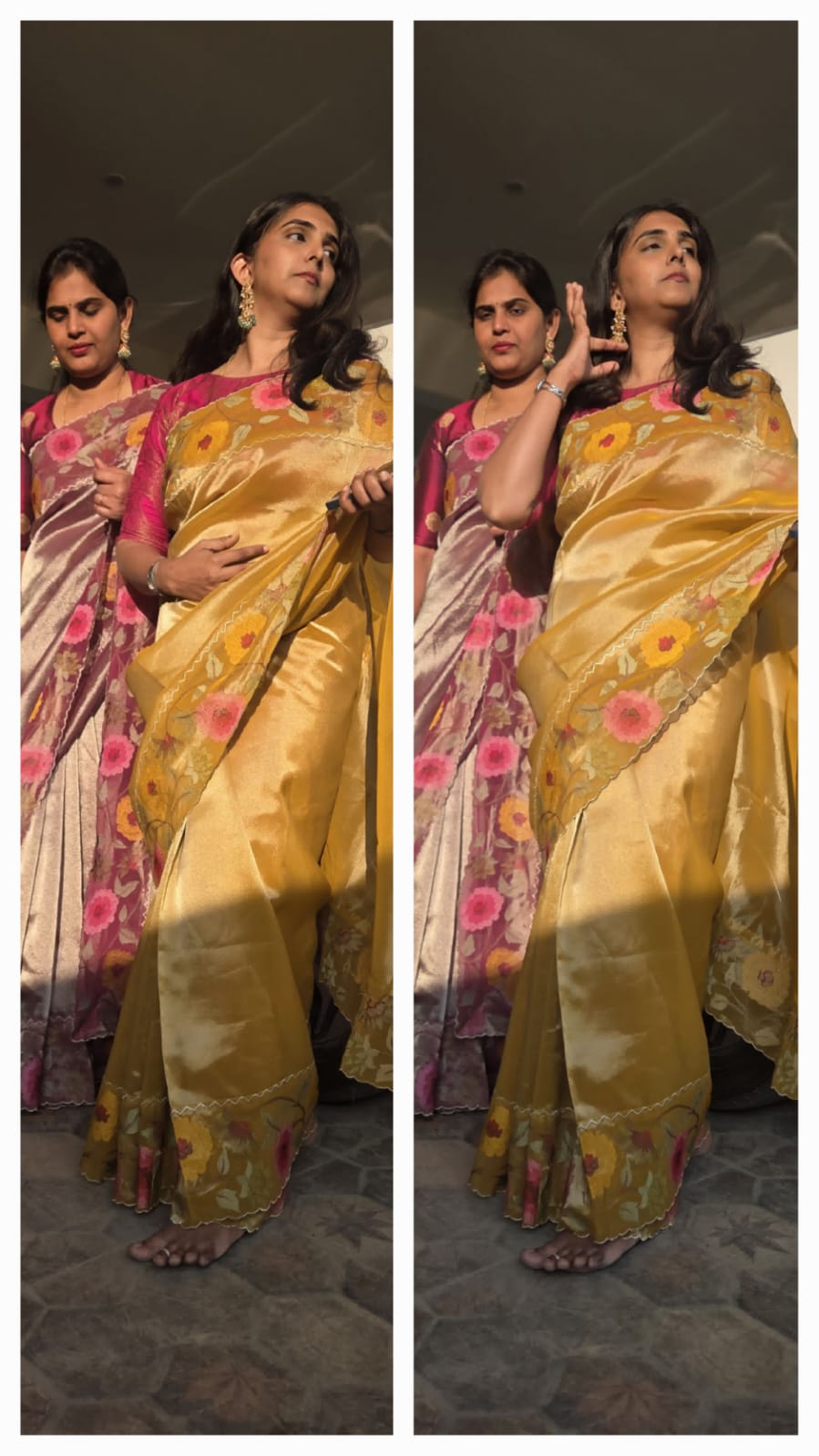 Purple Rooh Organza Tissue Saree
