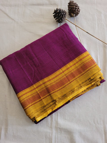 Rani Ilkal Cotton Saree Silk Pallu